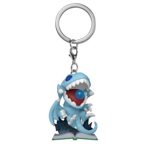 Funko POP Pocket Keychain Vinyl - Yugioh Blue Eyes Toon Dragon - 4cm